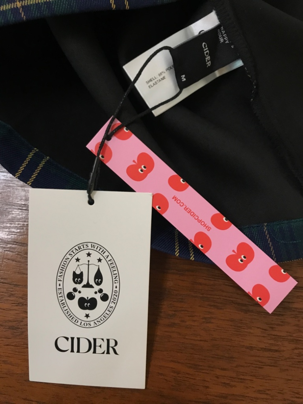 Cider plaid mini dress NWT - Picture 8 of 10